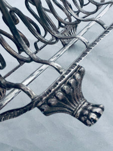 Georgian Sterling Toast Rack, Charles Fox, London, 1816