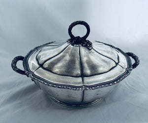 German silver lidded tureen, W.Lameyer and Sohn, Hannover