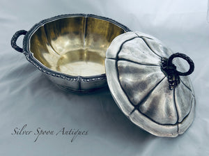 German silver lidded tureen, W.Lameyer and Sohn, Hannover