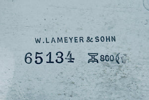 German silver lidded tureen, W.Lameyer and Sohn, Hannover