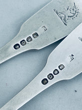 Load image into Gallery viewer, Set of four English silver Table Forks, Eley, London, 1811