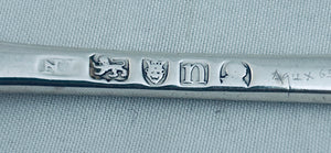 English Sterling Marrow Scoop, Thomas Northcote, London, 1788