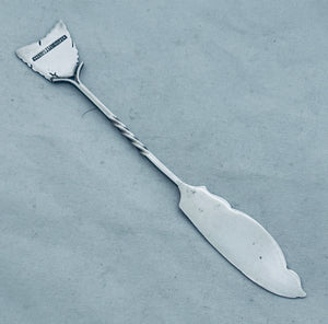 Australian sterling butter knife, W.Golding, Hobart, c.1900