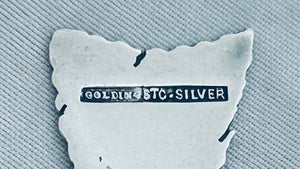 Australian sterling butter knife, W.Golding, Hobart, c.1900