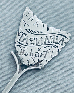 Australian sterling butter knife, W.Golding, Hobart, c.1900