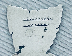 Australian sterling bookmark, W.Golding, Hobart, c.1900