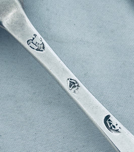 Set of four Irish Sterling Dessert Spoons, Joseph Teafe, Dublin, 1740s