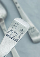 Load image into Gallery viewer, Set of four Irish Sterling Dessert Spoons, Joseph Teafe, Dublin, 1740s