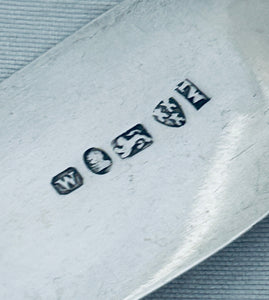 English Provincial Fish Slice, John Walton, Newcastle, 1835