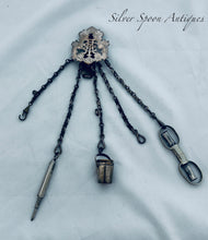 Load image into Gallery viewer, Antique Silverplate Chatelaine, c.1880-1900