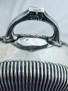 Pair of solid silver European lidded tureens, Wilhelm Binder, Germany, c.1900