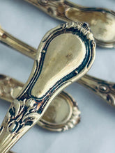 Load image into Gallery viewer, Stunning set of 12 French Silver-Gilt Spoons and Forks, Savary, Paris,