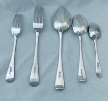 Load image into Gallery viewer, English sterling canteen (12), Josiah Williams &amp; Co, London, 1900