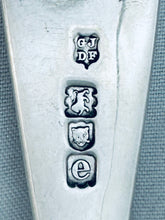 Load image into Gallery viewer, English sterling canteen (12), Josiah Williams &amp; Co, London, 1900