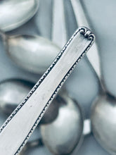 Load image into Gallery viewer, Set of ten Italian 800 silver teaspoons, Greggio Rino, Selvazzano Dentro