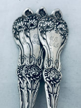 Load image into Gallery viewer, Sweet American Sterling setting for 3, &#39;Majestic&#39; pattern, Alvin, c.1900