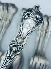 Load image into Gallery viewer, Sweet American Sterling setting for 3, &#39;Majestic&#39; pattern, Alvin, c.1900