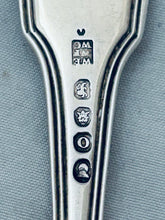 Load image into Gallery viewer, Fiddle Shell &amp; Thread Sterling Table Fork, Eley, Fearn &amp; Chawner, London, 1809