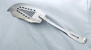 Rare York Fish Slice, with town mark and date letter Q, Edward Jackson, 1827