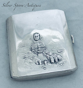 Egyptian Silver Cigarette Case, 1930-31