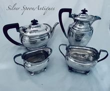 Load image into Gallery viewer, Four piece Georgian style teaset, Hardy Brothers, London, 1951