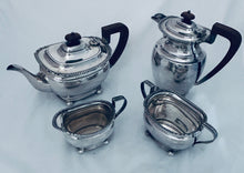 Load image into Gallery viewer, Four piece Georgian style teaset, Hardy Brothers, London, 1951