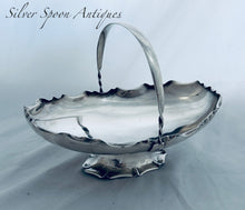 Load image into Gallery viewer, Medium sized Victorian Sterling Basket, Hukin and Heath, London, 1888