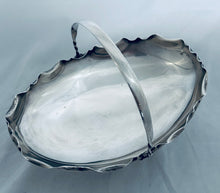 Load image into Gallery viewer, Medium sized Victorian Sterling Basket, Hukin and Heath, London, 1888