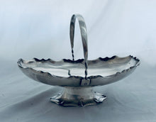 Load image into Gallery viewer, Medium sized Victorian Sterling Basket, Hukin and Heath, London, 1888