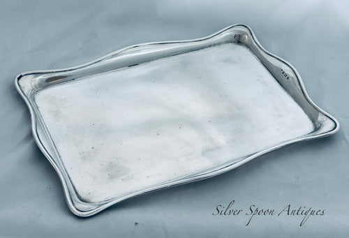 Edwardian Sterling Tray, Birmingham, 1913
