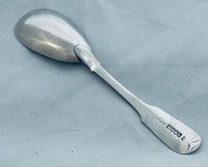 Large Georgian Irish Caddy Spoon, Richard Whitford, Dublin, 1817