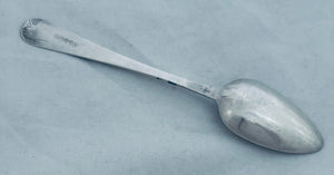 Channel Islands Bright-cut Teaspoon, Jean Le Gallais, Jersey, c.1850