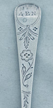 Load image into Gallery viewer, Channel Islands Bright-cut Teaspoon, Jean Le Gallais, Jersey, c.1850