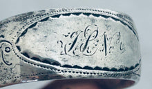 Load image into Gallery viewer, Rare pair of English provincial sterling sugar tongs, Nathaniel Smith &amp; Co, Sheffield, 1801