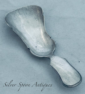 Dutch Silver Caddy Spoon, 1866
