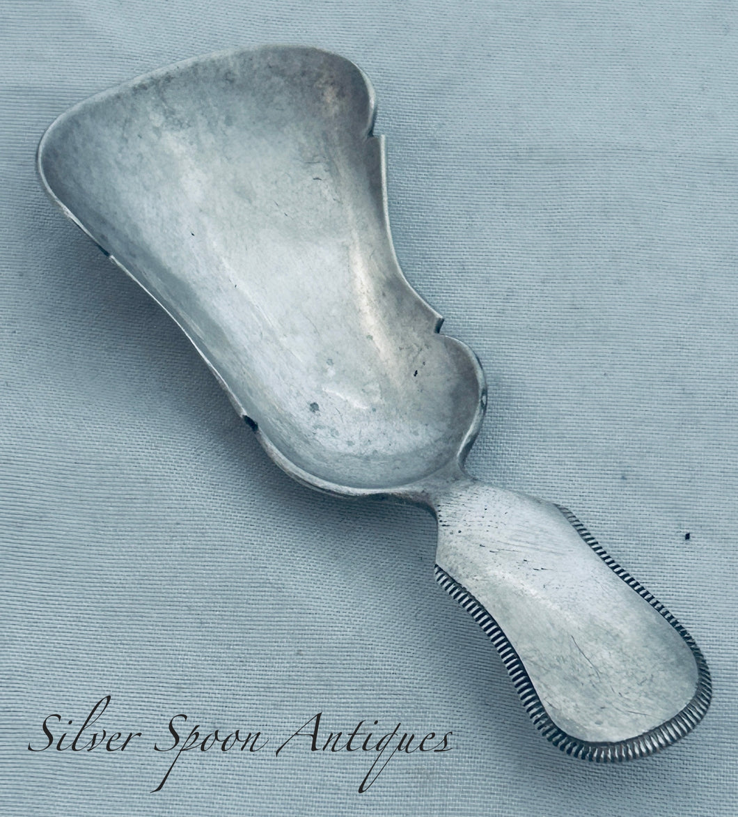 Dutch Silver Caddy Spoon, 1866