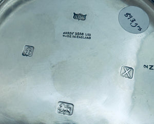 Heavy English Sterling Teapot, Hardy Bros, Birmingham, 1947 - 892 grams