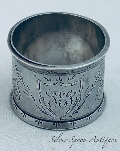 West Australian Serviette Ring, G.R.Addis, Coolgardie, 1884-1937