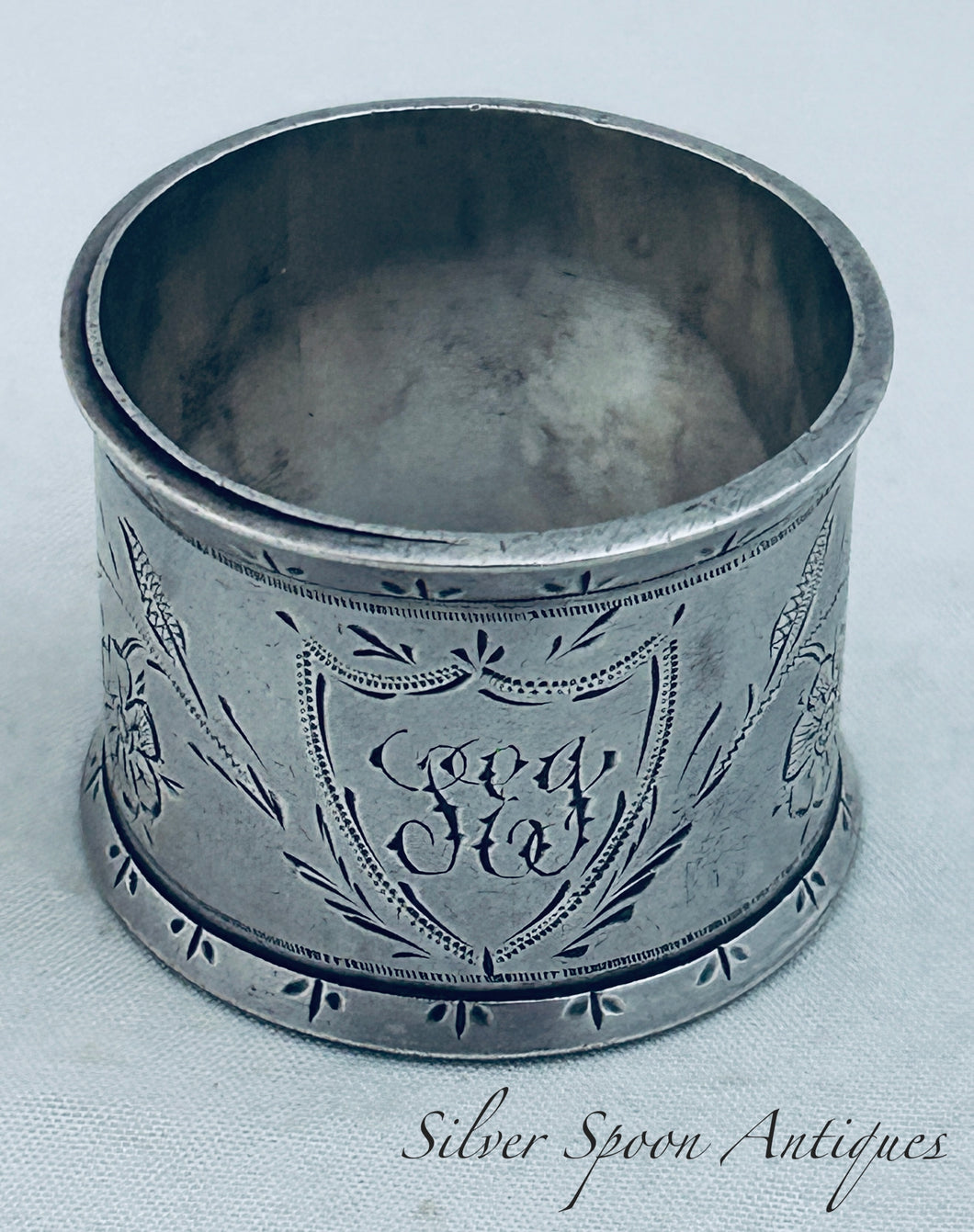 West Australian Serviette Ring, G.R.Addis, Coolgardie, 1884-1937