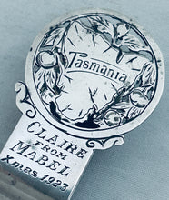 Load image into Gallery viewer, Tasmania Sterling Serviette Ring, Taylor and Sharp, Hobart, c.1920
