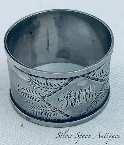 Tasmanian Serviette Ring, Stewart, Launceston, c.1890