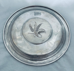 American Sterling 'Silver Wheat' Plate, Reed & Barton