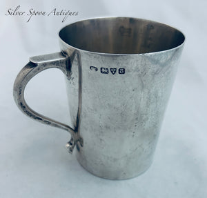 Heavy English Sterling Cup, Bert Gordon, Chester, 1944