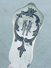 Load image into Gallery viewer, Heavy European serving spoon, Austria, post 1922 (114 grams)