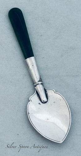 New Zealand Greenstone and Sterling Jam spoon