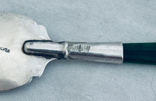Load image into Gallery viewer, New Zealand Greenstone and Sterling Jam spoon