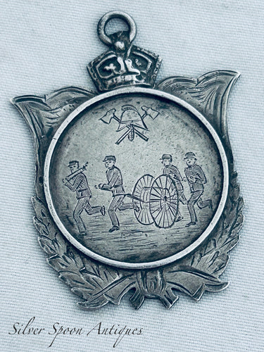 West Australian Fireman Prize Fob, Caris, Perth, c.1914