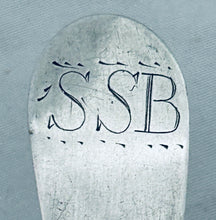 Load image into Gallery viewer, Rare Bermudan silver Table Spoon, Joseph Gwynn, c.1820