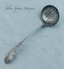 Load image into Gallery viewer, Embossed Scottish Provincial Silver Sifting ladle, John Leslie, Aberdeen, c.1800