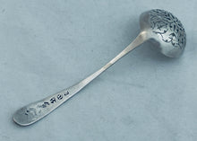 Load image into Gallery viewer, Embossed Scottish Provincial Silver Sifting ladle, John Leslie, Aberdeen, c.1800